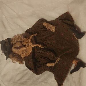 Primitive Halloween Witch , Old Witch, Wicked Witch, Old Hag Doll, Art Doll